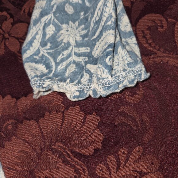 Magnolia Pearl Distressed T-shirt Knit Long Sleeve Dress One Size - Picture 4 of 5